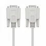 Nanocable Cable Serie Null Modem DB9 Hembra a DB9 Hembra 1,8 m Beige